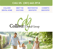 Tablet Screenshot of colliverdentalgroup.com